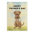 thumbnail image 1 of Cute Chesapeake Bay Retriever Loves Dad Happy Father's Day Vertical Matte Canvas Poster Chessie Dog Lover Wall Art Home Decor - 12008, 1 of 5