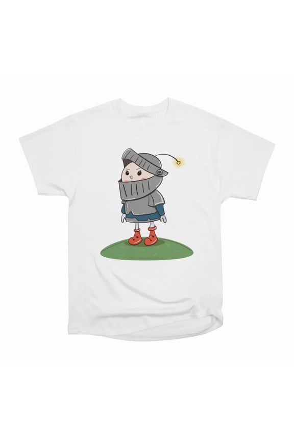 Cute Chibi Knight Character Illustration T-Shirt Tee Gift For Him Merch For Her Apparel Fo