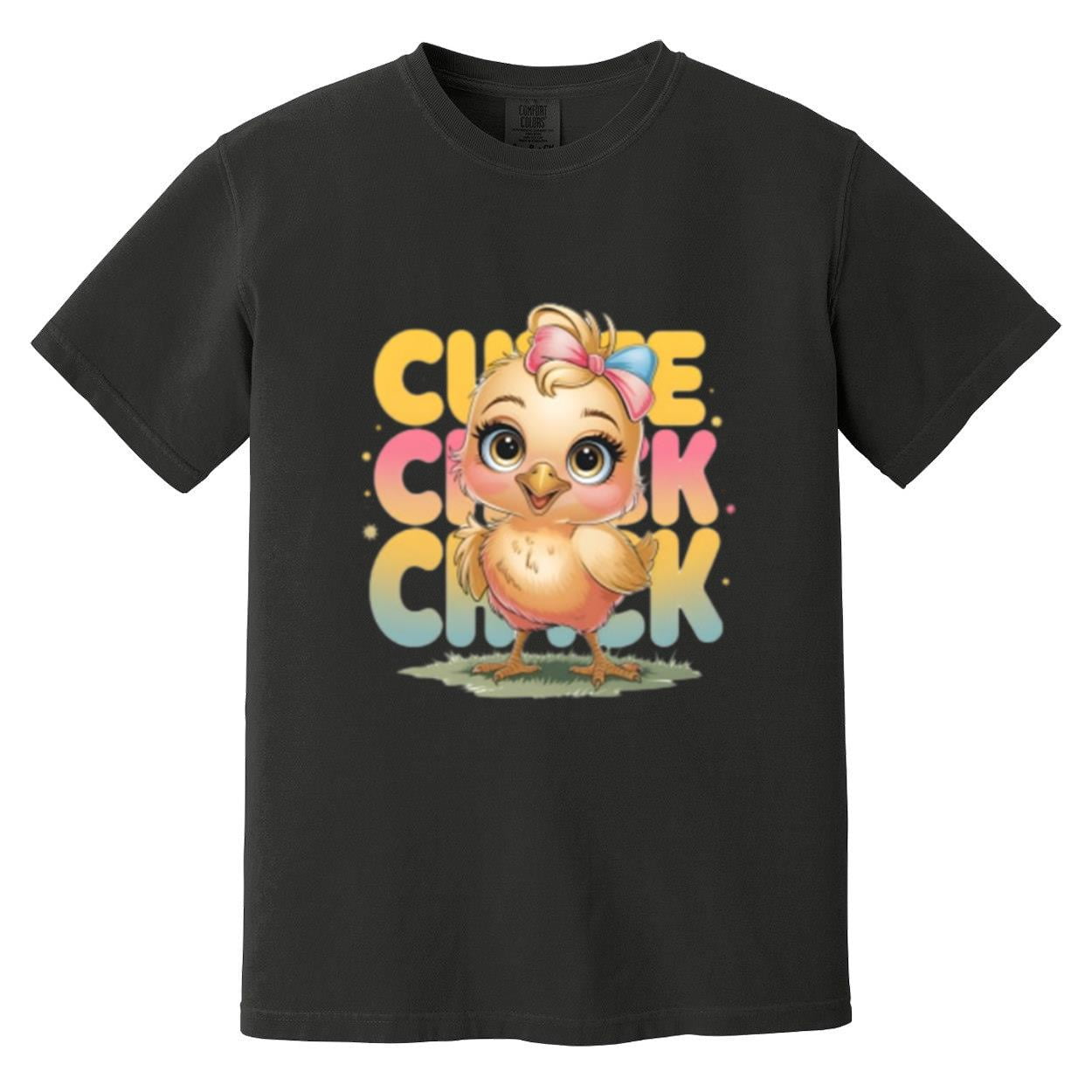 Cute Chick Bow Adorable Easter Spring Baby Bird Ribbon Sweet Animal