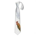 thumbnail image 1 of Cute Chick & Egg Pattern Satin Men's Tie - Dry Clean Only Wrinkle-Free Formal Business Accessory, 1 of 5