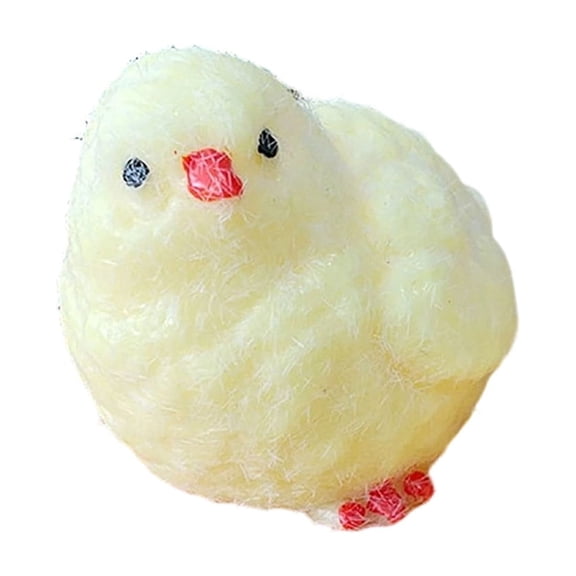 Cute Chick Slow Rising Squeeze Toy Toy Pendant, Stress Relief Fidget, Soft Decompression Squeeze, Hanging Decor for Bag or Car
