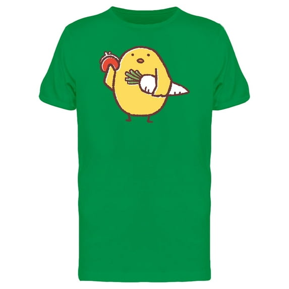 Cute Chicken And Japanese Radish Tee Men's -Image by Shutterstock