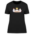 thumbnail image 1 of Cute Chicken Birthday Party T-Shirt Women -Image by Shutterstock, Female Small, 1 of 2