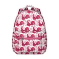thumbnail image 1 of Cute Chicken Cartoon Backpack for Student Hen Egg Chick Pattern Farm Print Rustic School Bag for Student Coop Theme, 1 of 5