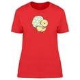 thumbnail image 1 of Cute Chicken Cartoon T-Shirt Women -Image by Shutterstock, Female x-Large, 1 of 2