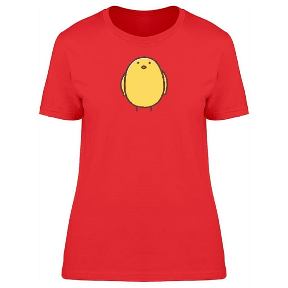 Cute Chicken Doodle Cartoon T-Shirt Women -Image by Shutterstock, Female Small