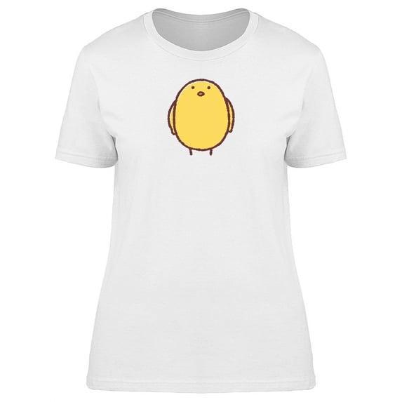 Cute Chicken Doodle Cartoon T-Shirt Women -Image by Shutterstock, Female XX-Large