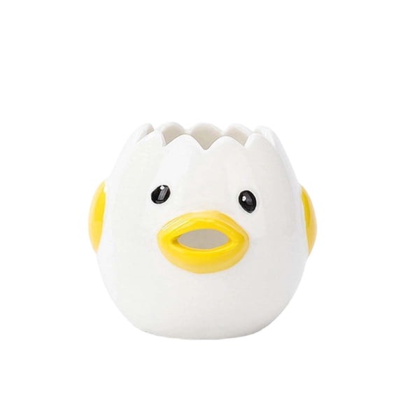 Cute Chicken Egg Yolk Separator Kitchen Baking Tool for Easy Egg White Filtering