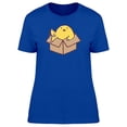 thumbnail image 1 of Cute Chicken On A Box Cartoon T-Shirt Women -Image by Shutterstock, Female x-Large, 1 of 2