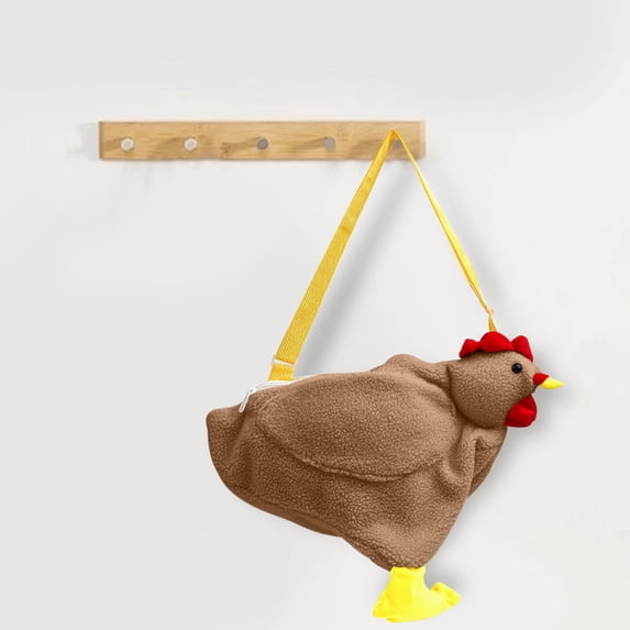 Cute Chicken Shoulder Bag Tote – Large Capacity Crossbody Satchel Purse with Adjustable Strap for Women, Casual Everyday Handbag for iPad, Phone, Wallet