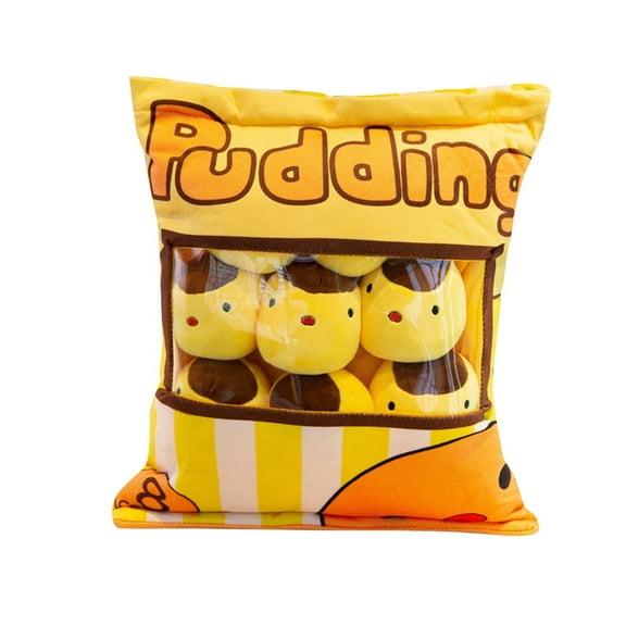 Cute Chicken Snack Pillow Pudding Decorative Stuffed Animal Dolls for Bed Couch Creative Toy Gifts