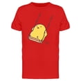 thumbnail image 1 of Cute Chicken Swinging Cartoon Tee Men's -Image by Shutterstock, 1 of 2