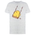 thumbnail image 1 of Cute Chicken Swinging Cartoon Tee Men's -Image by Shutterstock, 1 of 1