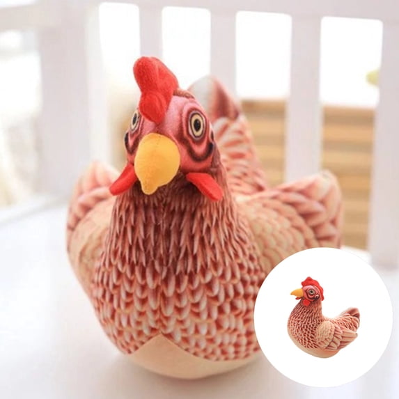 Cute Chicken Toy Rooster Easter Present Soft Stuffed Animal for Kids
