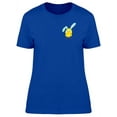 thumbnail image 1 of Cute Chicken With Bunny Ears T-Shirt Women -Image by Shutterstock, Female XX-Large, 1 of 2