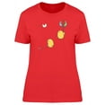 thumbnail image 1 of Cute Chickens And Balloons T-Shirt Women -Image by Shutterstock, Female x-Large, 1 of 2