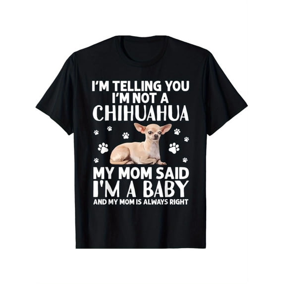 Cute Chihuahua Art For Women Mom Dog Breed Chihuahua Lovers T-Shirt