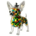 thumbnail image 1 of IPEWLEX Glass Airtight Dog-Shaped Decorative Food Storage Canister,7.67*6.49*4.41inch, 1 of 5