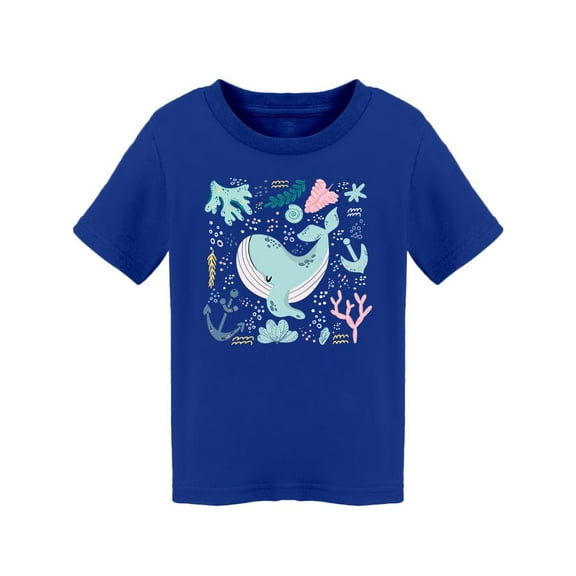 Cute Childish Whale T-Shirt Toddler -Image by Shutterstock, 5 Toddler