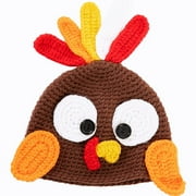 Cute Children Turkey Hat Thanksgiving Crochet Earprotect Thanksgiving