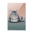 thumbnail image 1 of Cute Chinchilla Rectangle Acrylic Fridge Refrigerator Magnet, 1 of 4