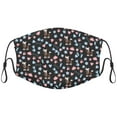 thumbnail image 1 of Cute Chinese Crested Dog Graphic Printed Cloth Face Masks Reusable Washable Adjustable for Adults (5 PCS), 1 of 5