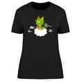 thumbnail image 1 of Cute Chinese Dragon On A Cloud T-Shirt Women -Image by Shutterstock, Female Small, 1 of 2