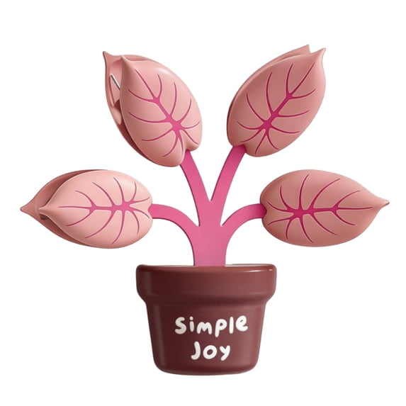 Cute Chip Clips Green Plant Shape Magnetic Chip Clips Heavy Duty Sealing Clips for Snack Bags Coffee Bags Food Storage Ideal for Home Kitchen Office Fridge Use