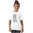 thumbnail image 1 of Cute Chocoholic All You Need is Love Girls Kids T Shirt Tees Teen Brisco Brands XS, 1 of 5