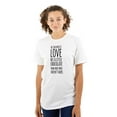 thumbnail image 1 of Cute Chocoholic All You Need is Love Women's Graphic T Shirt Tees Brisco Brands S, 1 of 5
