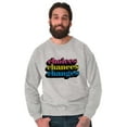 thumbnail image 1 of Cute Choices Chances Changes Saying Unisex Plus Fleece Graphic Sweatshirt Brisco Brands 2X, 1 of 5