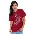 thumbnail image 1 of Cute Christmas All is Calm and Bright Women's Plus Size Graphic Tee Brisco Brands 3X, 1 of 5