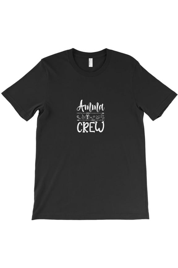Cute Christmas Amma Crew Graphic Tee, Holiday Matching Family H26692 T-Shirt, for Men and Women, Up to Size 5XL