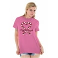 thumbnail image 1 of Cute Christmas Candy Cane Heart Women's Plus Size Graphic Tee Brisco Brands 4X, 1 of 5