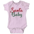 thumbnail image 1 of Cute Christmas Carol Santa Baby Bodysuit Jumper Girls Infant Baby Brisco Brands 12M, 1 of 6