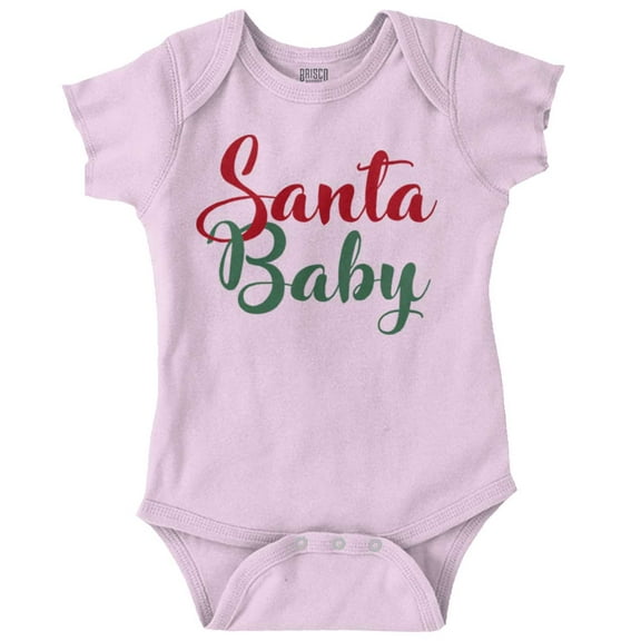 Cute Christmas Carol Santa Baby Bodysuit Jumper Girls Infant Baby Brisco Brands 12M