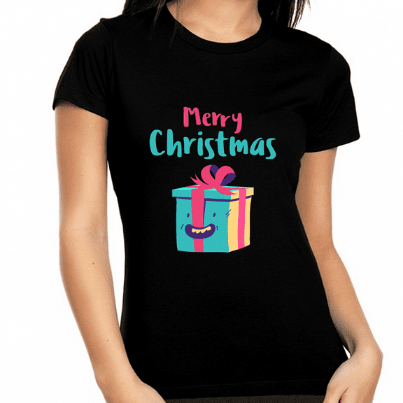 Cute Christmas Gift for Women Christmas Tshirt Cute Christmas TShirts for Women Funny Christmas Shirt