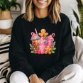 thumbnail image 1 of Cute Christmas Gingerbread Funny Festive Holiday Drink Sweatshirt, for men & women, up to size 5XL., 1 of 2