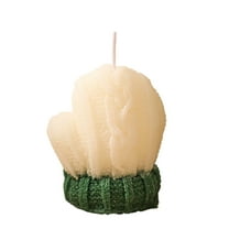 Cute Christmas Knitted Glove Candle Winter Scented Candle Soy Wax Aromatherapy Candle Christmas Holiday Party Decoration