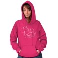 thumbnail image 1 of Cute Christmas Merry and Bright Women Plus Size Graphic Pullover Hoodie Brisco Brands 2X, 1 of 2