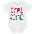 thumbnail image 1 of Cute Christmas OMG Santa Claus Bodysuit Jumper Girls Infant Baby Brisco Brands NB, 1 of 6