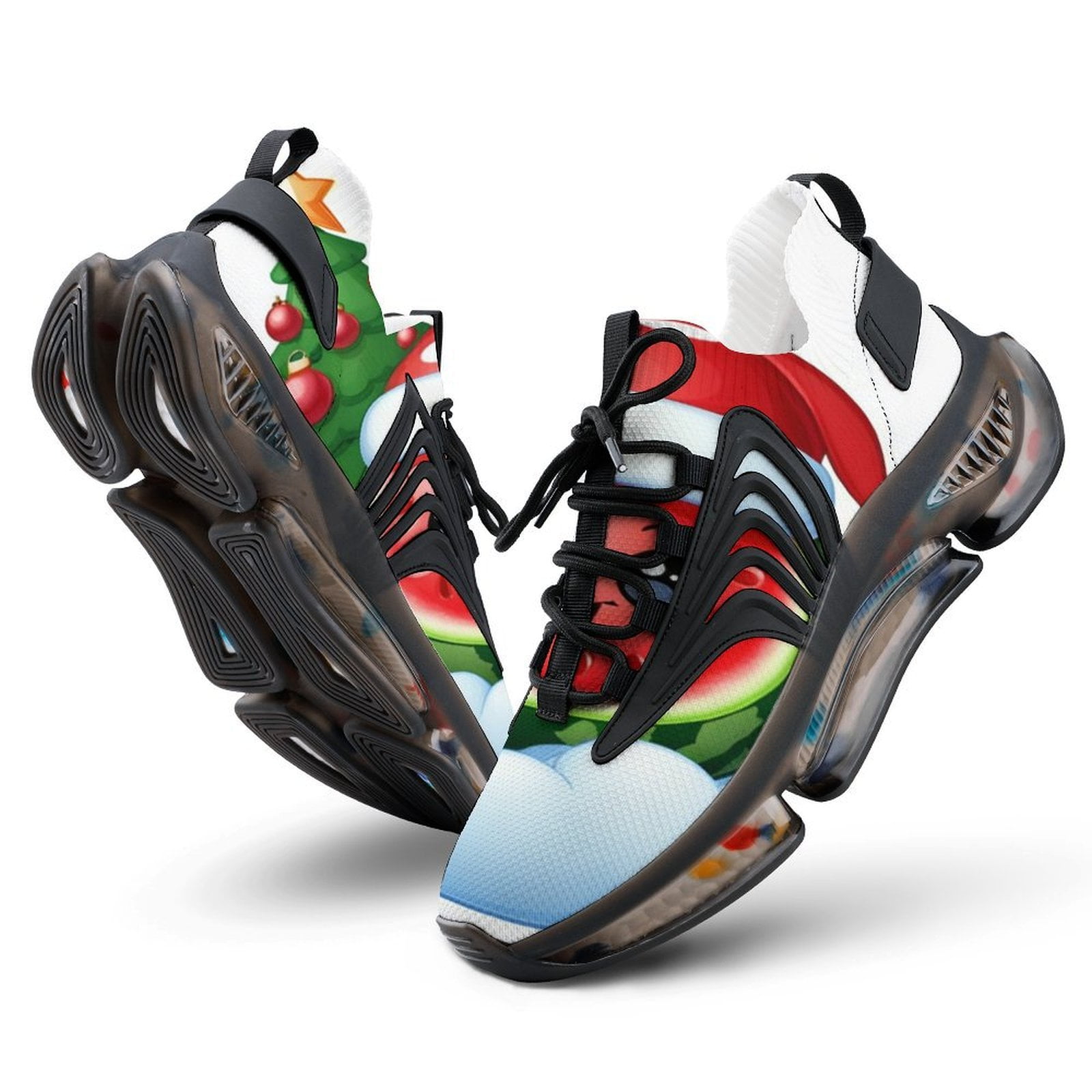 Cute Christmas Ornament Snowman Walking Shoes for Men Woman Lightweight Tennis Fashion Elastic
