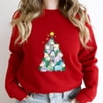 thumbnail image 1 of Cute Christmas Tree and Unicorn Graphic Tee, Aesthetic Magical Holiday SW16692 Unisex Sweatshirt, Up to Size 5XL, 1 of 2
