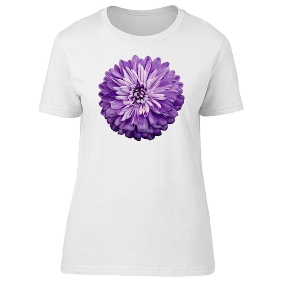 Cute Chrysanthemum Violet Flower Tee Women's -Image by Shutterstock