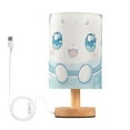 thumbnail image 1 of Cute Cinnamoroll Sanrio in Cup Bedside Desk Lamp LED Table Nightstand Lamps Warm Light Fabric Lampshade for Home Bedroom Office Living Room Decor, 1 of 7