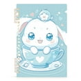 thumbnail image 1 of Cute Cinnamoroll Sanrio in Cup Spiral Notebooks 60 Sheets 120 Pages A5 Journal Notepad 8.3x5.7 Inch Thick Adjustable College Ruled Paper, 1 of 8