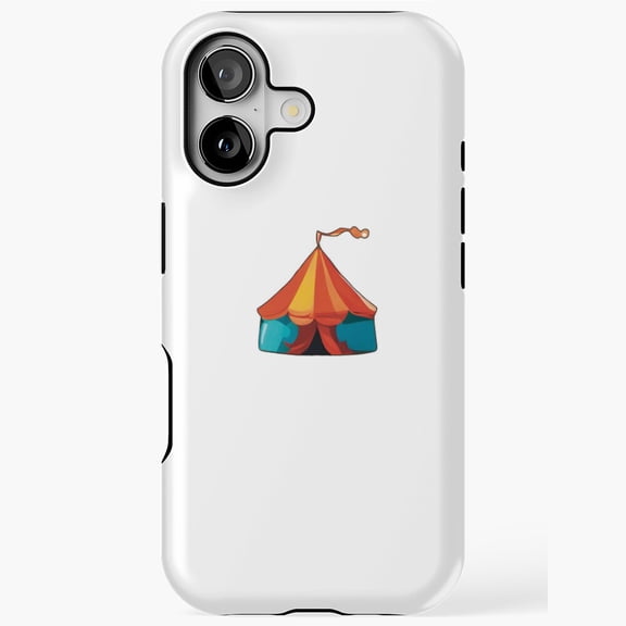Cute Circus Sticker Collection Case for iPhone 17 16 15 14 13 12 11 Pro Max