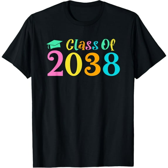 Cute Class Of 2038 Grow With Me Handprints T-Shirt