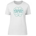 thumbnail image 1 of Cute Classy Brain With Glasses T-Shirt Women -Image by Shutterstock, Female x-Large, 1 of 2