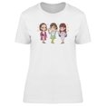 thumbnail image 1 of Cute Classy Fashionable Ladies T-Shirt Women -Image by Shutterstock, Female XX-Large, 1 of 2